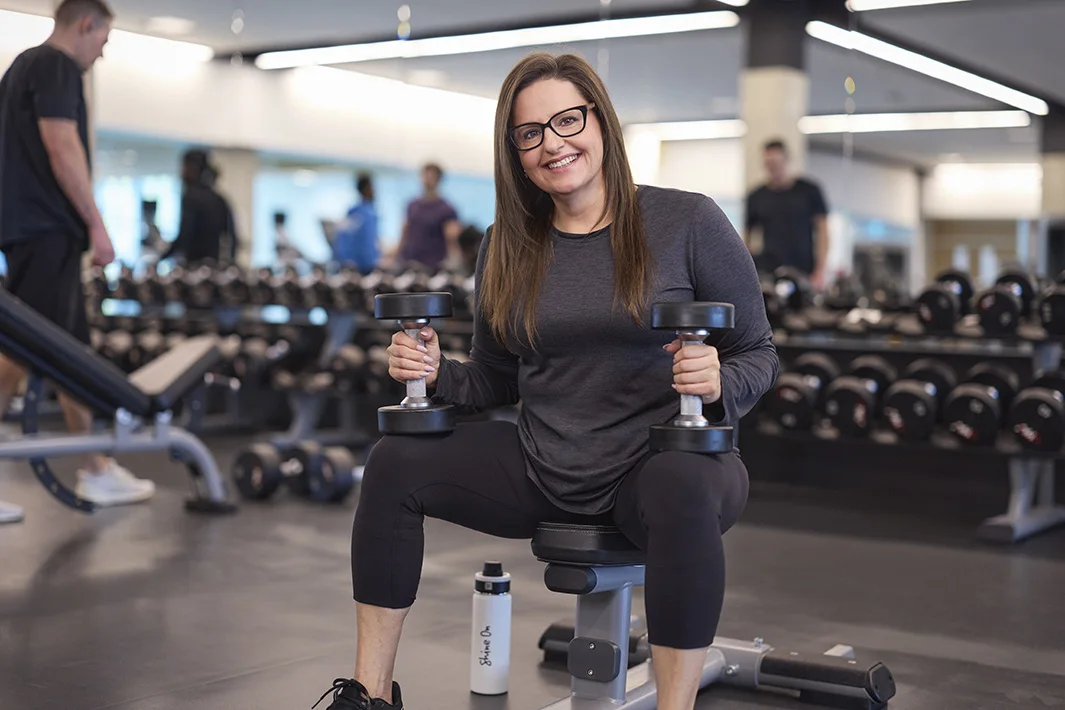 Premium gym interior